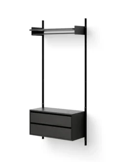 Wardrobe Shelf Cabinet w. Drawers fra New Works