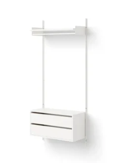 Wardrobe Shelf Cabinet w. Drawers fra New Works