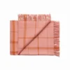 Warp & Weft Plaid, coral/amber fra Silkeborg Uldspinderi