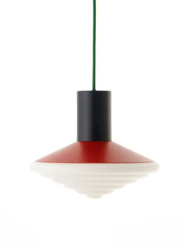 Whipped Pendant Lamp, pure green fra LEO Objects