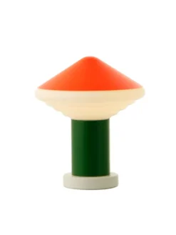Whipped Portable Table Lamp, luminous orange fra LEO Objects