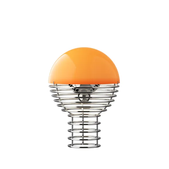 Wire portable bordlampe, Ø18 af Verner Panton