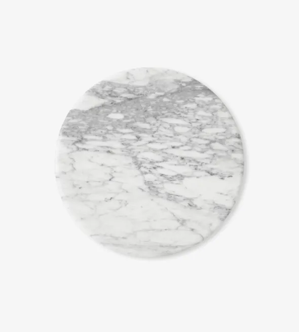 Wire Stool Marble Top VP11 af Verner Panton
