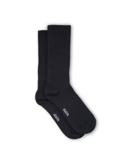 Wool Rib Socks, navy fra Aiayu