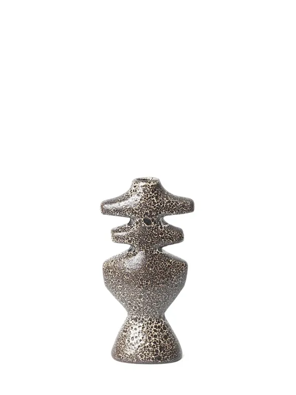Yara Candle Holder Large, brown spot fra Ferm Living