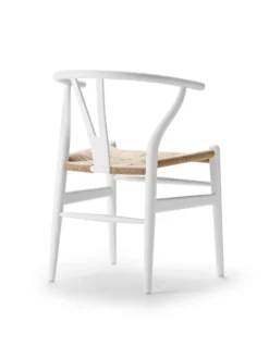 Y-stol CH24 Soft Natural White af Hans J. Wegner